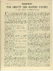 THE CIRCUIT DES ROUTES PAVEES. - Left