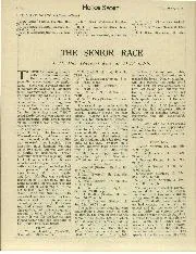 THE SENIOR RACE - Left