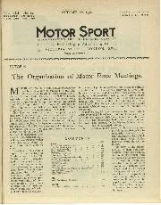 CONTENTS, October 1932 - Left