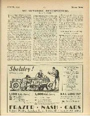 MY MOTORING REMINISCENCES - Left