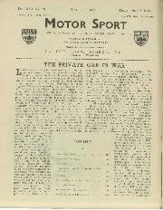 The private car in war - Left