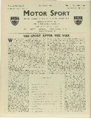 CONTENTS, October 1941 - Left
