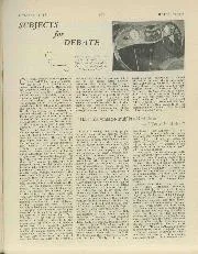 Subjects for debate - Left