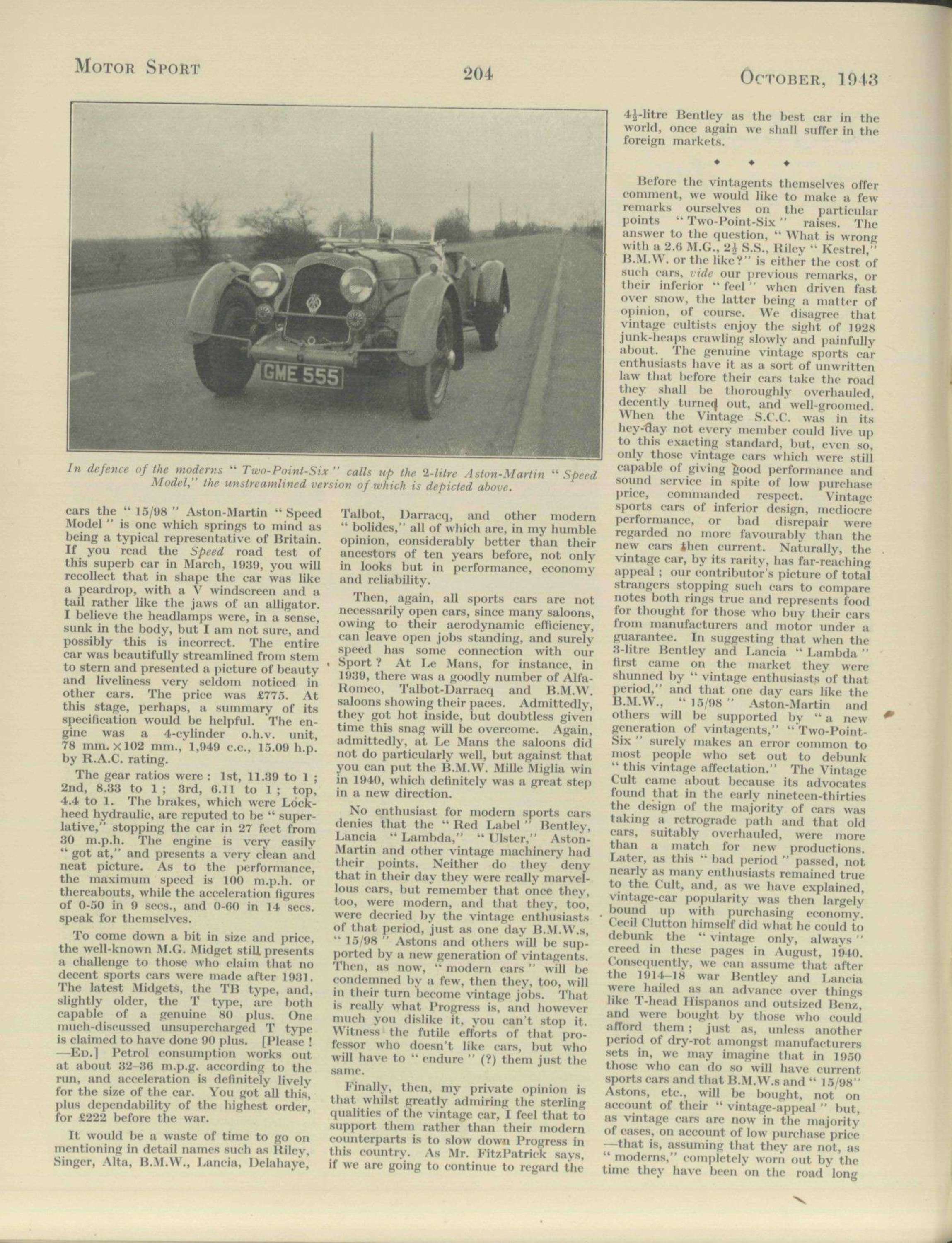 October 1943 - Motor Sport Magazine