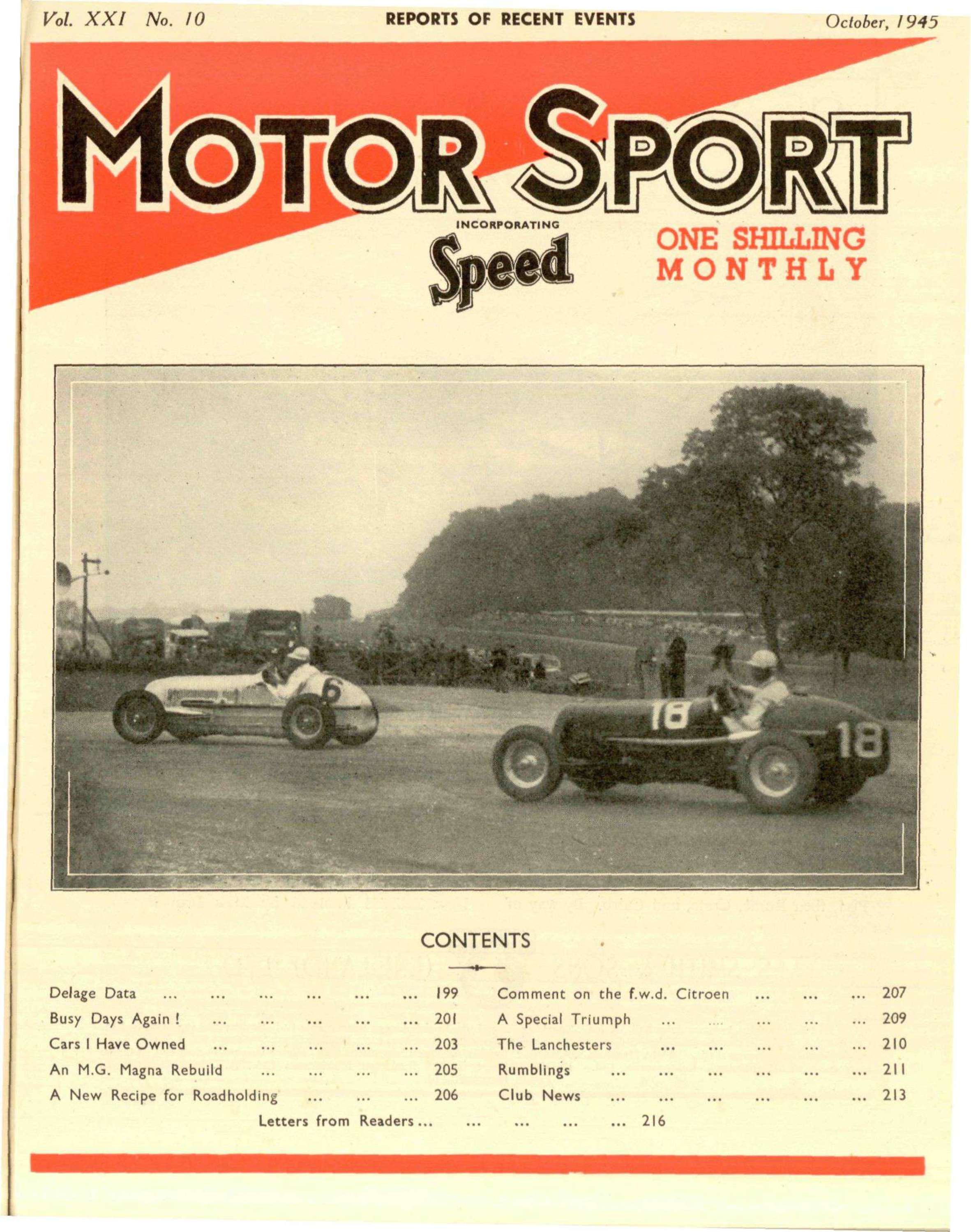 Cover image for October 1945