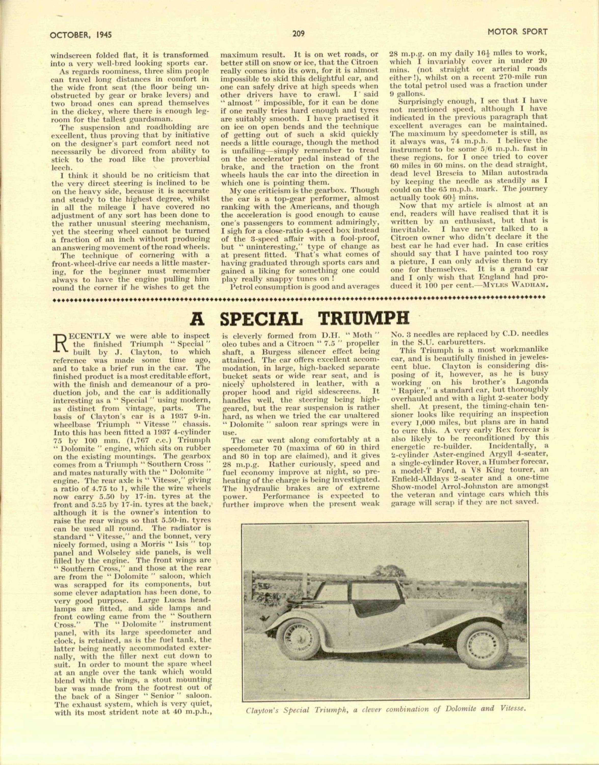 October 1945 - Motor Sport Magazine