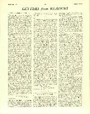 Letters from Readers, October 1949 - Left