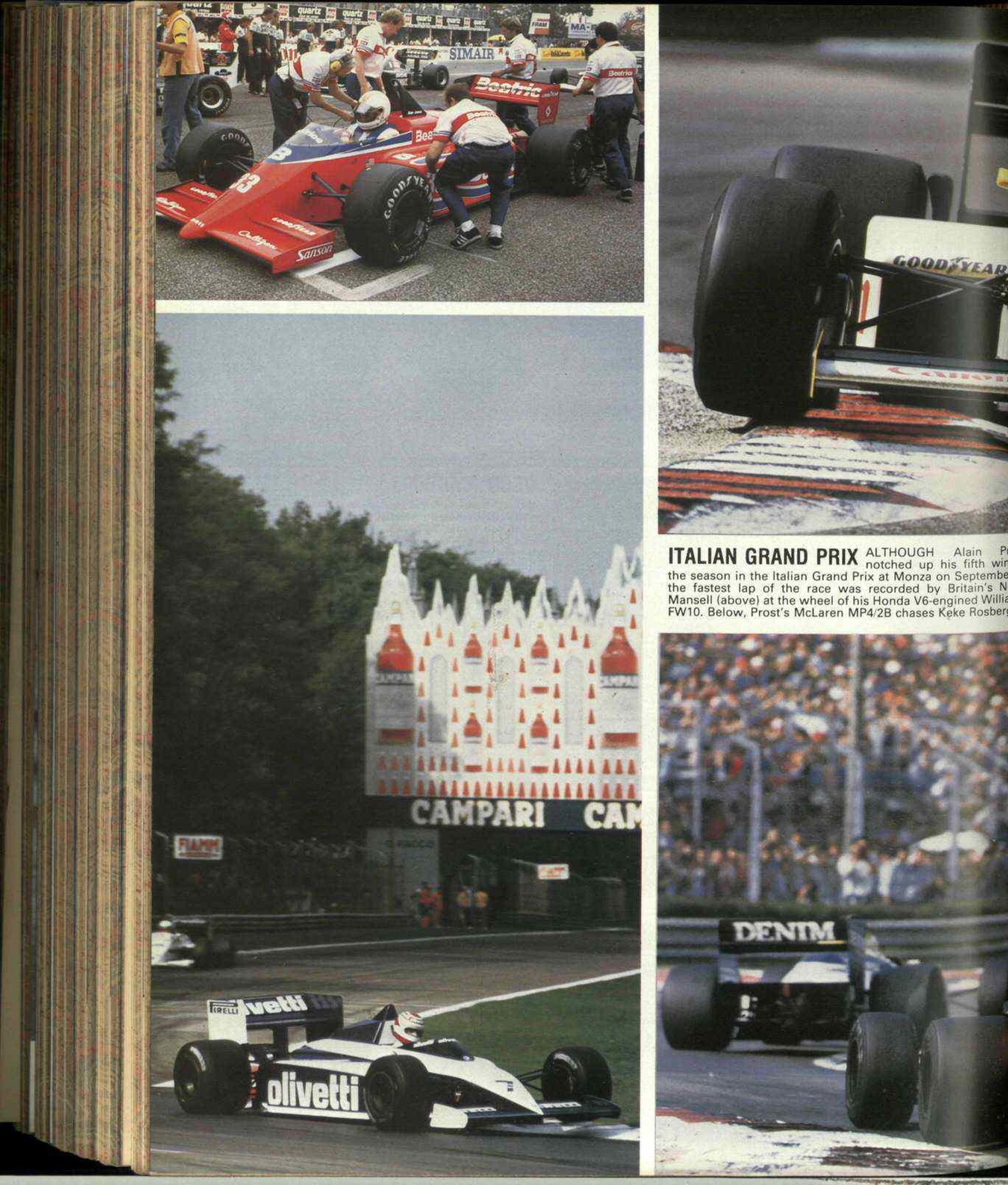1985 Italian Grand Prix race report October 1985 - Motor Sport