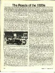 The Roads of the 1920s - Left