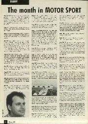 The Month In Motor Sport  - Left