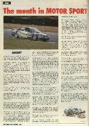 The month in Motor Sport - Left
