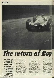 The return of Roy - Left