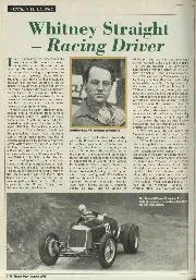 Whitney Straight - Racing Driver - Left