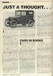 Cars In Books, October 1996 - Left