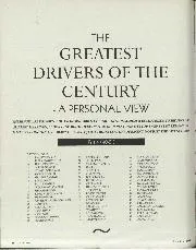 The Greatest drivers of the century - a personal view - Left