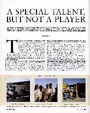 A special talent, but not a player - Left