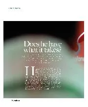 Does he have what it takes? - Left