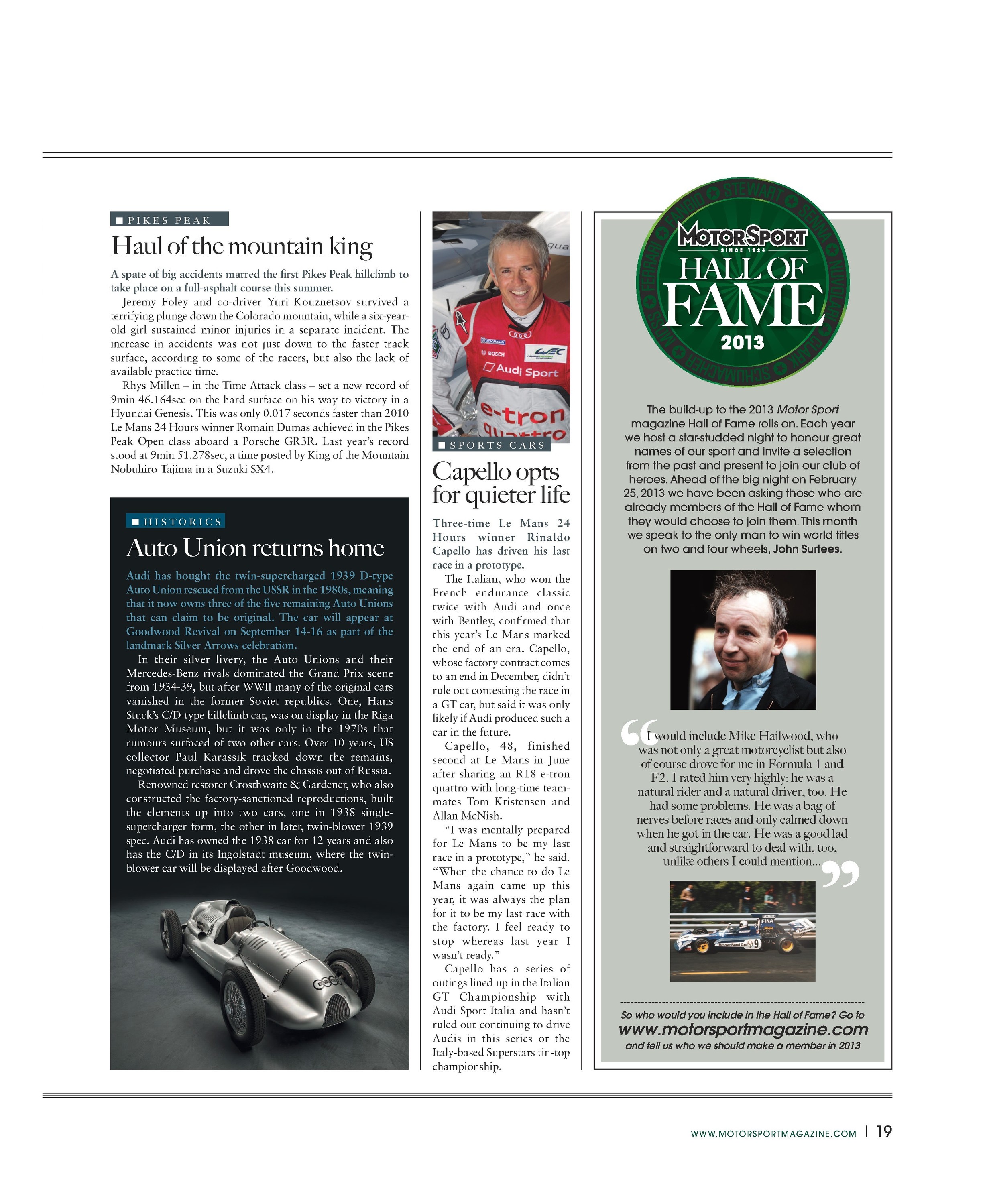 Haul Of The Mountain King Motor Sport Magazine Archive