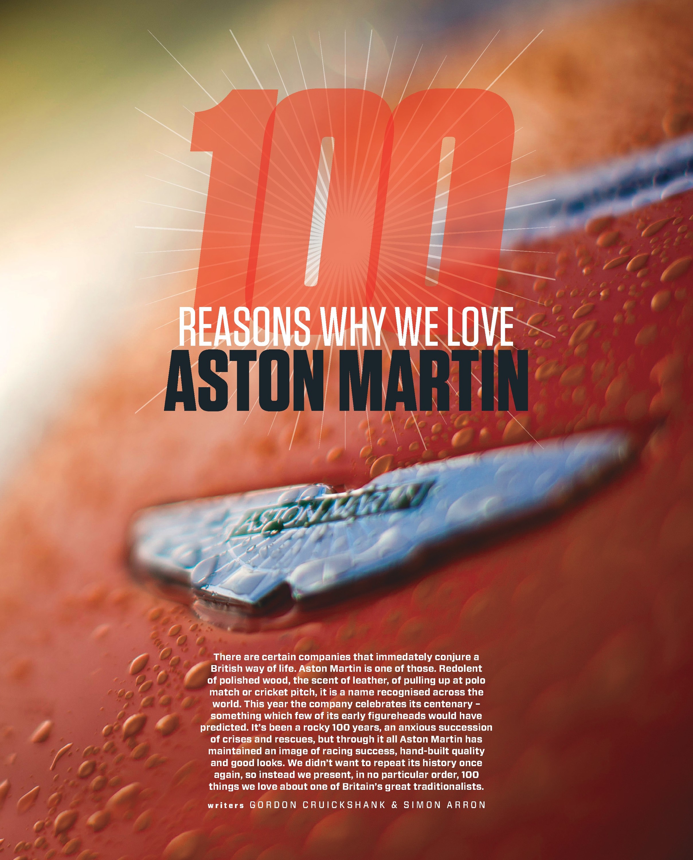 100 reasons why we love Aston Martin