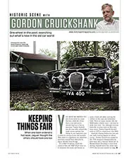 Historic scene with Gordon Cruickshank - Left