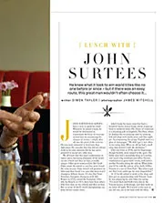 Lunch with John Surtees - Right