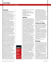 Letters from readers, October 2016 - Left