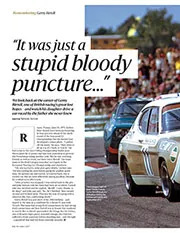 “It was just a stupid bloody puncture…” - Left