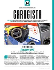 F1 restoration: Jordan 195 - Left