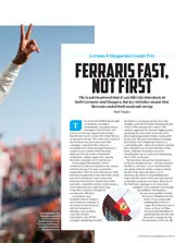 Ferraris fast, not first - Right