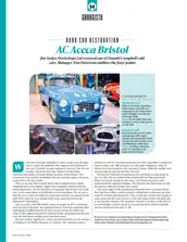 Road car restoration: AC Aceca Bristol - Left