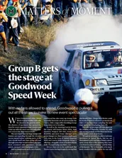 Group B gets the stage at Goodwood Speed Week - Left