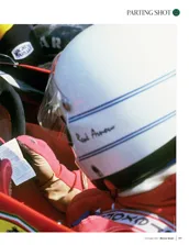 Parting shot: René Arnoux checks lap times at Spa, 1983 - Right