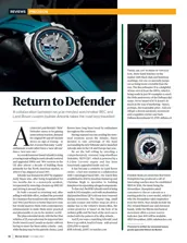 The watch collaboration bringing Land Rover's Defender to your wrist - Left