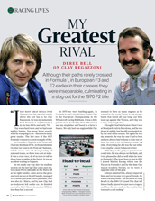 Derek Bell on Clay Regazzoni: My Greatest Rival - Left