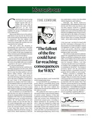 The Editor: World Rallycross fire casts dark cloud over electric series - Left