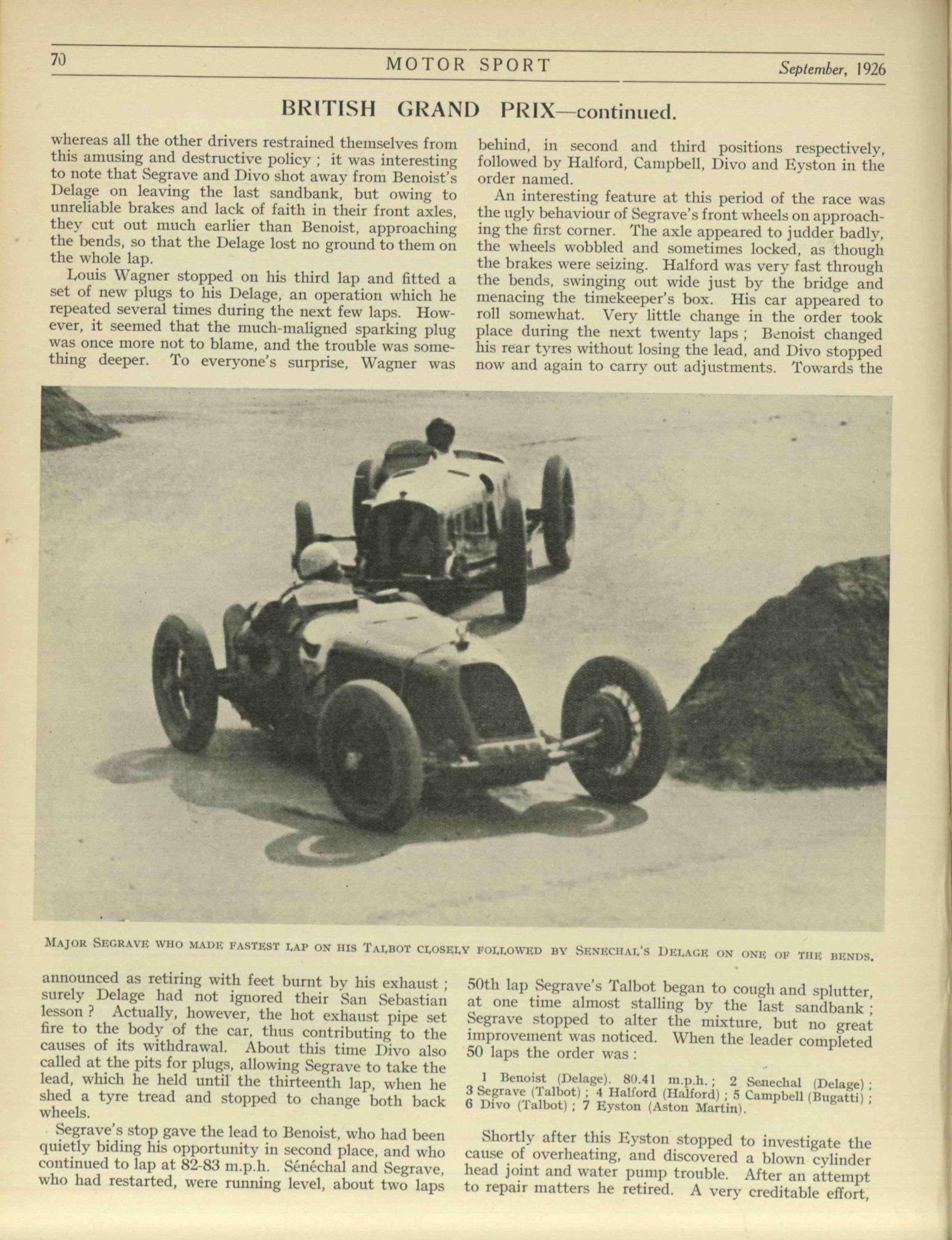 September 1926 - Motor Sport Magazine