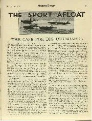 THE SPORT AFLOAT - Left