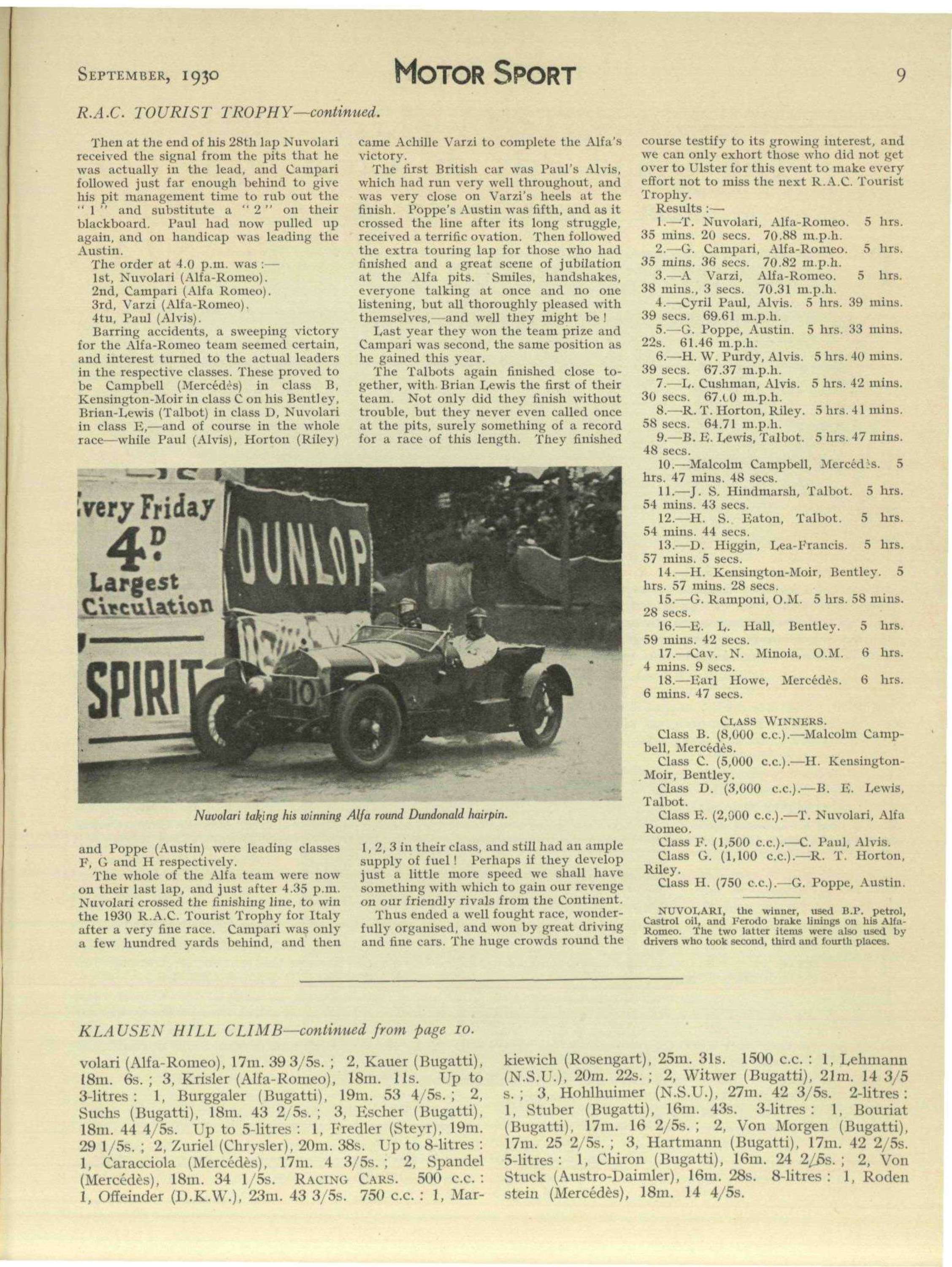 September 1930 - Motor Sport Magazine