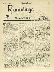 Rumblings, September 1931 - Left