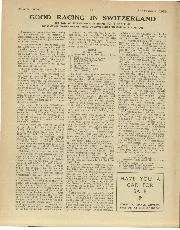 GOOD RACING IN SWITZERLAND - Left