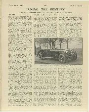 TUNING THE BENTLEY - Left