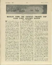 HADLEY WINS THE CRYSTAL PALACE CUP WITH LORD AUSTIN'S AUSTIN - Left