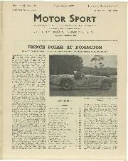CONTENTS, September 1937 - Left