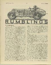 RUMBLINGS, September 1938 - Left