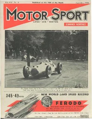 Cover image for September 1938