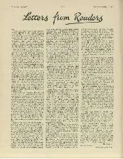 Letters from readers, September 1942 - Left