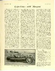 Experiences with Morgans - Left