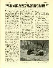 JOHN BOLSTER GOES VERY RAPIDLY INDEED AT THE VINTAGE S.C.D PRESCOTT MEETING - Left