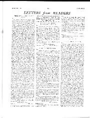 Letters from Readers, September 1950 - Left