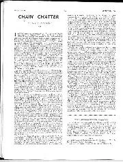 CHAIN CHATTER, September 1953 - Left